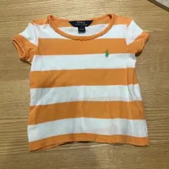 Polo Ralph Lauren ボーダーTシャツ オレンジ 90のサムネイル