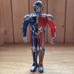 「超人機メタルダー」ソフビ人形・超人機メタルダー＋キーホルダー（新品）２個セット 超人機メタルダー」ソフビ人形・超人機メタルダー＋キーホルダー