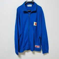 青色フルジッパースウェット JAPAN SAITO