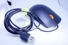 Lenovo 有線マウス 黒
