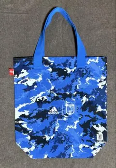 adidas サッカー日本代表 トートバッグ ブルー カモフラ