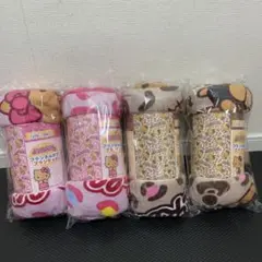 ハローキティ　フランネルボアブランケット