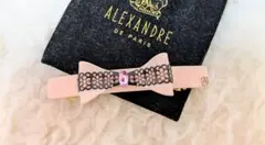 ALEXANDRE DE PARIS リボン型ヘアクリップ
