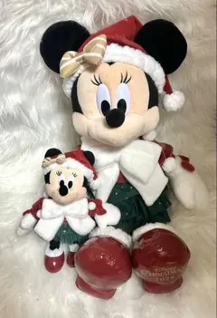 ディズニー クリスマス 2025 ミニー ぬいぐるみ ぬいば