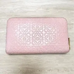 y*t様 皇居 長財布 クロコ風型押し 牛革 ピンク 菊の御紋 - メルカリ