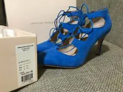 値下げ 新品　GRACE continental パンプス ブルー 38のサムネイル