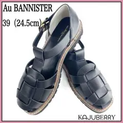 新品 Au BANNISTER グルカサンダル ブラック 39 24.5cm Tのサムネイル