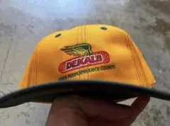 激レアUSA製デッドストックヴィンテージ企業系トラッカーキャップ