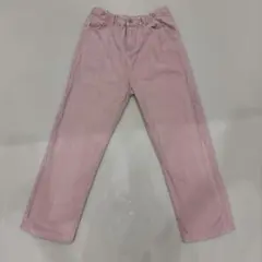 SHEINピンクデニム L ストレートデニム