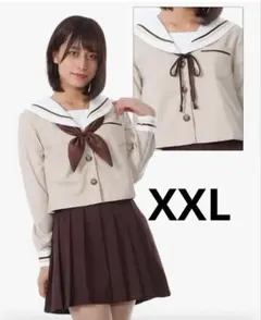 リボン２個セット セーラー服コスプレ女子高生XXL