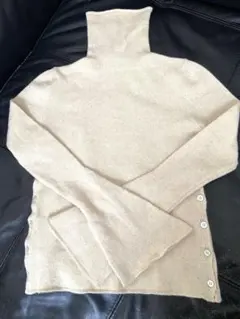 KRIZIA MAGLIA イタリア製　カシミア１００%　タートルネックニット