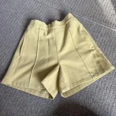 キュロット　イエロー　ショートパンツ　120