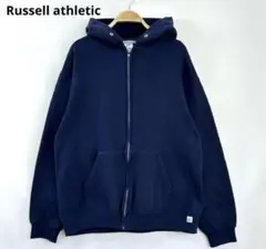 【ラッセルアスレチック】無地ジップパーカー　ネイビー　2XL 00s 人気　p russell athletic ジップ パーカーのおすすめ人気商品一覧 通販