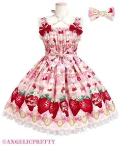 Melty Berry PrincessシャーリングジャンパースカートSetのサムネイル