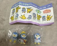 ポケモンフィギュア　ポッチャマ、ピカチュウ