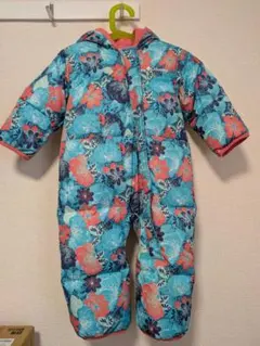 花柄フード付きロンパース　コロンビア