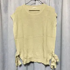 GLACIER ニットベスト ミントグリーン Mサイズ