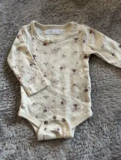 JAMIE KAY 花柄 ロンパース オフホワイト 新生児