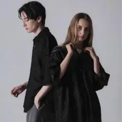 CLEL 半袖 シアー レースシャツ ブラック Sサイズ ADRER