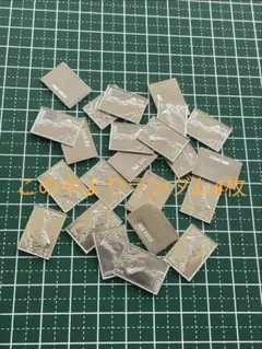 純銀 レリーフ プレート 富士山彫刻 pure silver4枚❗️5.80g〜