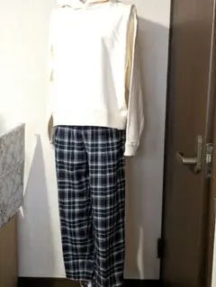 FREAK STORE チェックワイドパンツ　S