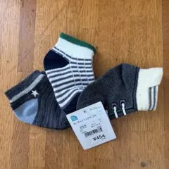 【未使用】西松屋ELFINDOLL ローカットソックス 3足セット 9-14cm