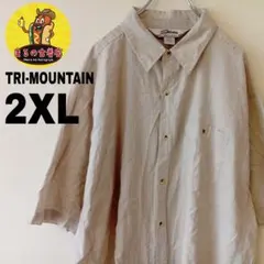 USA古着 WOOLRICH 半袖ボタンシャツ2XL ホワイト アメリカ製 - メルカリ