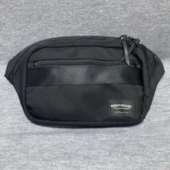 WONDER BAGGAGE ウエストバッグ ブラック 日本製