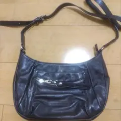 CHARLES JOURDAN ショルダーバッグ ダークブラウン