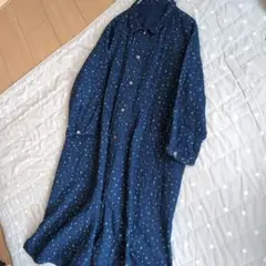 石見銀山　登美 群言堂 チュニックワンピース　シャツワンピース