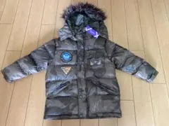 NICX SIXX ダウン　110cm 迷彩　ファー付き　帽子取り外し可能