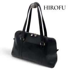 HIROKO HAYASHI / ヒロコハヤシ レザー ハンドバッグ 黒 K28 - メルカリ