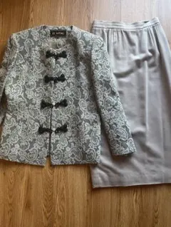 EL MIDAS レディース セットアップ 10号 グレー レース