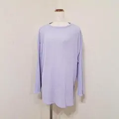 レプシィム　長袖　ロングプルオーバー　サイドスリットカットソー　キレイめ　伸縮