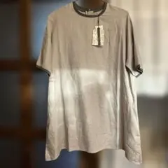 m.n フレンチリネン 半袖チュニックTシャツ グレー - メルカリ