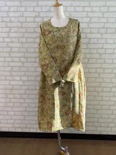 小紋　リメイクワンピース