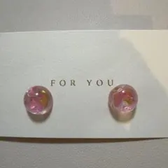 花びらピアスNO.4