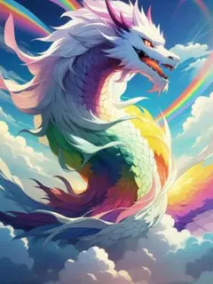 ゴールドドラゴンのデジタルアートポスターa4紙沢光1点もの - メルカリ