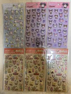 サンリオキャラクター　シール　6セット