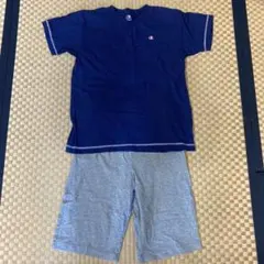 Champion パジャマ 上下セット ネイビー グレーのサムネイル