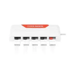 ファンハブ 3pin/4pin PWM対応 (ホワイト)