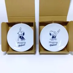 北斎のしわざでした展　スヌーピー　豆皿　PEANUTS with Hokusai
