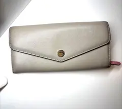 MICHAEL KORS 長財布　グレージュ　ピンク　ベージュ　レター型