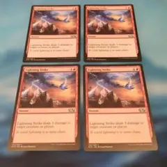 ◇MTG 稲妻の一撃 日本語版 2枚セット品 - メルカリ