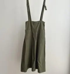FUN ファン　ジャンパースカート　サロペット　カーキ