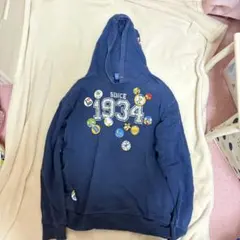 東京ディズニーリゾートドナルド パーカー Lネイビー 男女兼用 ユニセックス