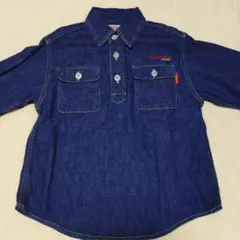 Miki House デニム長袖シャツ120cm