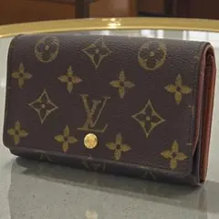 ルイヴィトン ポルトモネビエ トレゾール 二つ折り財布 モノグラム M61730