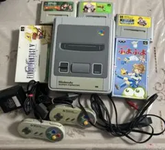 すぐに遊べる! スーパーファミコン 本体 SNES F F5ぷよぷよドンキマリオ