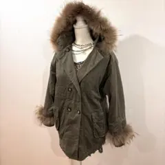 平成ギャル y2k ファージャケット　ミリタリー　森ガール　グランジ　平成女児